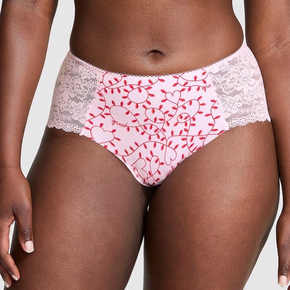 🔥VS Pink no show cheeky panty w/lace back sz XXL NWT - Picture 2 of 4